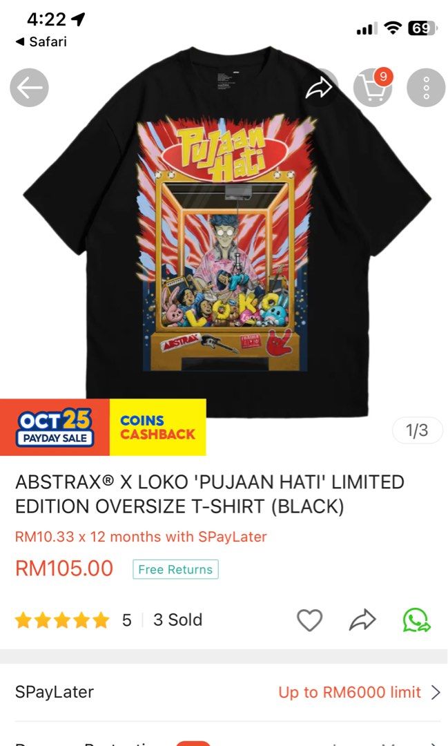 Loko Pujaan Hati T Shirt Men S Fashion Activewear On Carousell