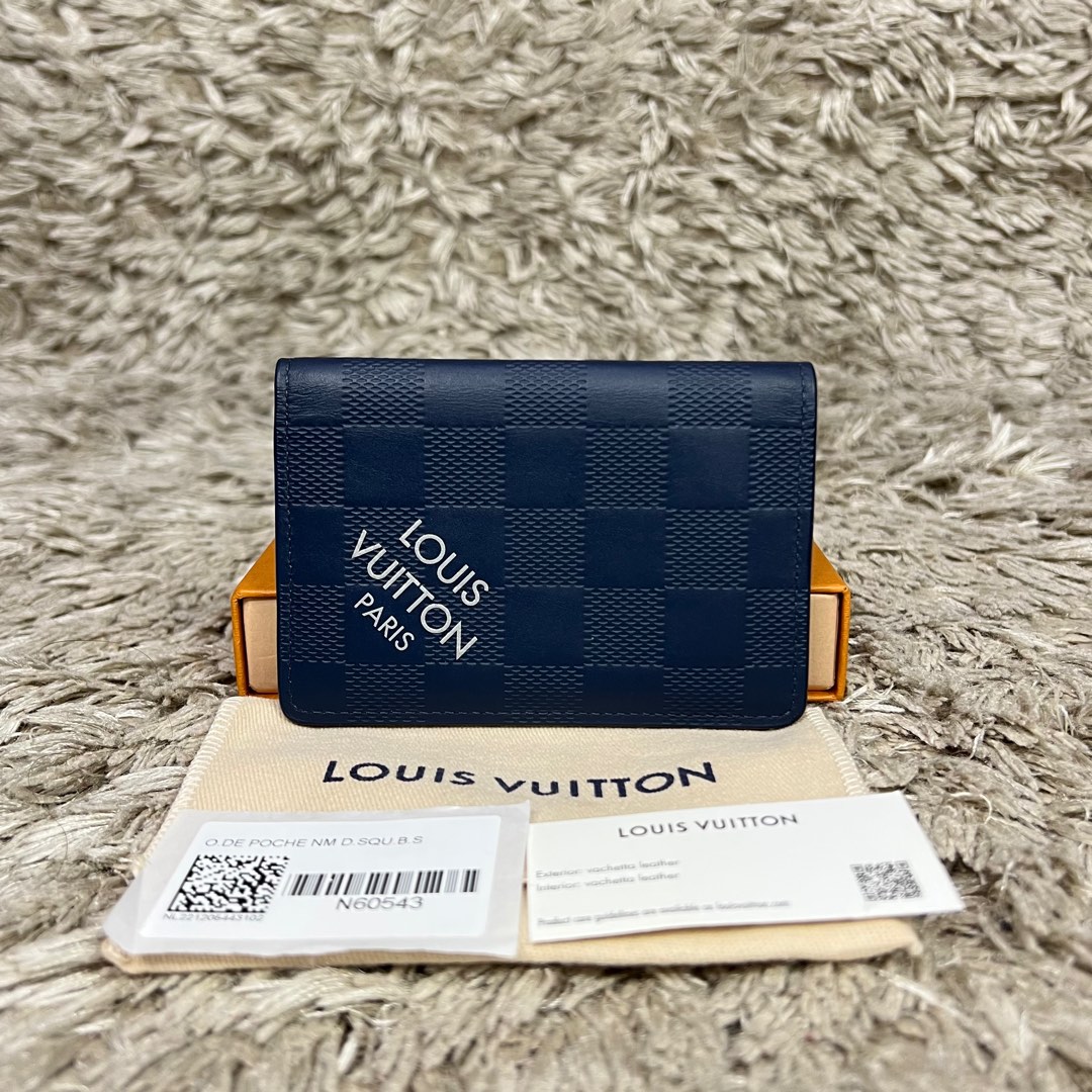 Louis Vuitton Blue Infini Damier Pocket Organizer – Savonches