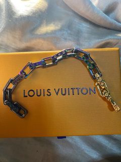 Louis Vuitton Sterling Silver Lockit Chain Bracelet (SHF-Nq3sPh) – LuxeDH