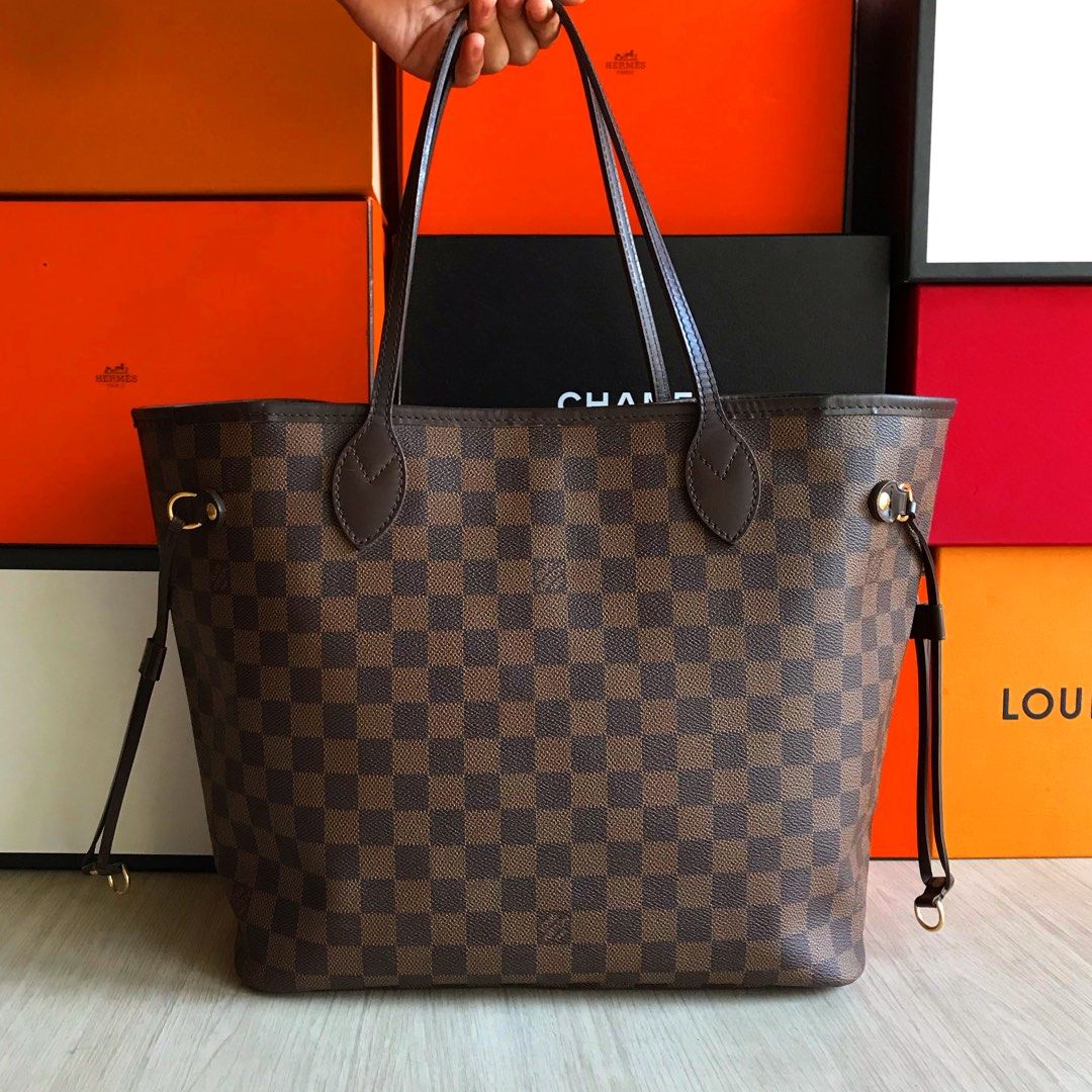 Brand New Louis Vuitton Neverfull Empreinte Leather Black Noir. New Neverfull  MM Black!, Luxury, Bags & Wallets on Carousell