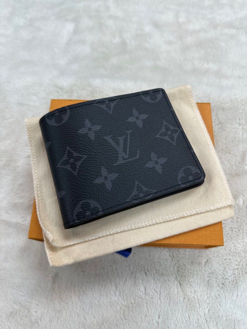 Louis Vuitton Monogram Bifold Men's Wallet Slender Marco Florin Multiple  825lv64