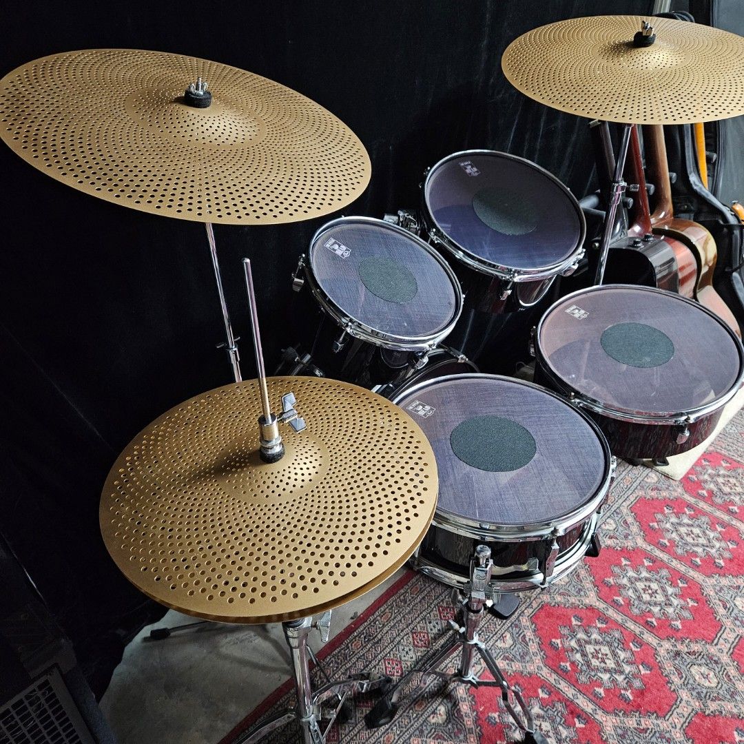 Low volume drum Kit. Not silent mesh head kit., Hobbies & Toys, Music