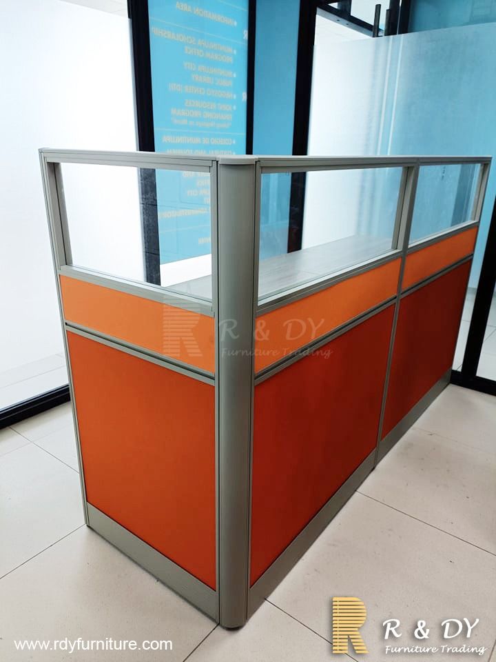 L-type Table/ Modular Office Partition Table/ Workstation/ Cubicle ...
