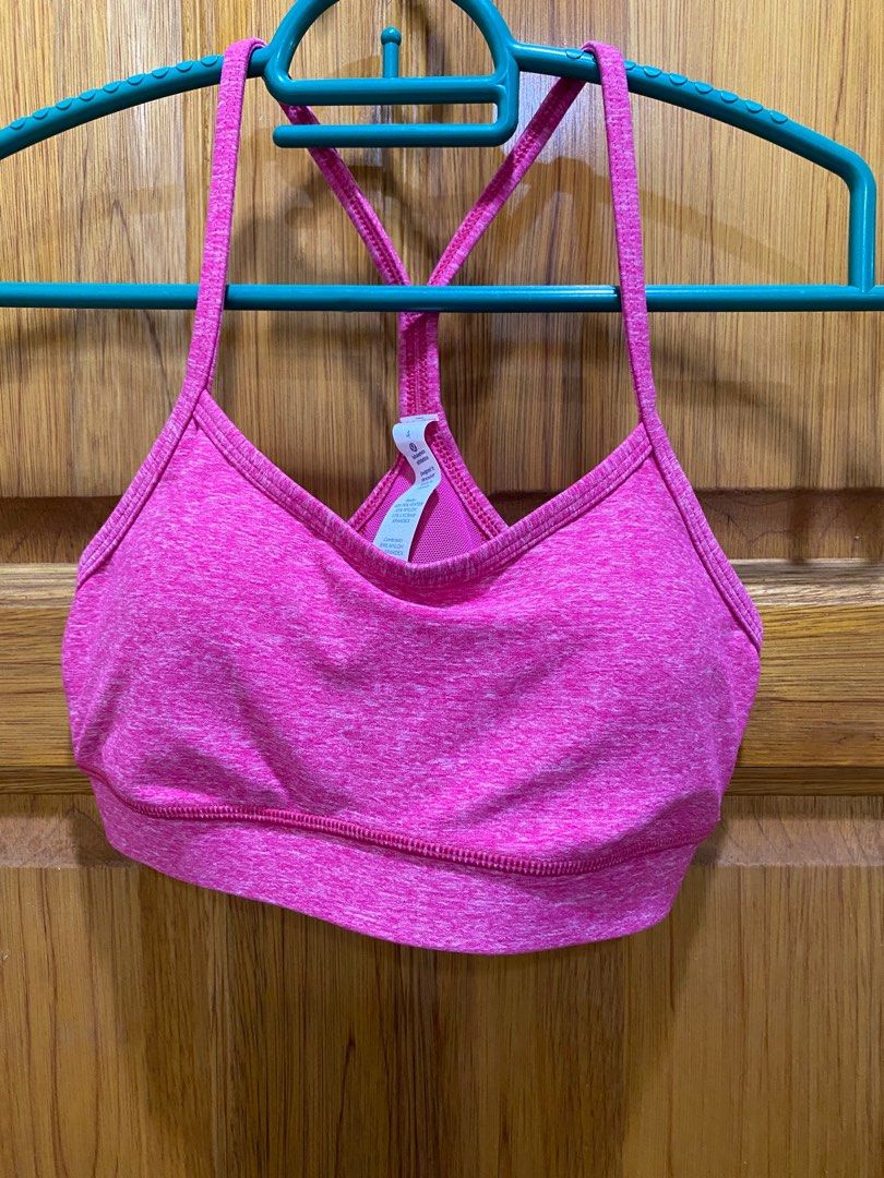 Lululemon pink sport bra, Women's Fashion, Activewear on Carousell