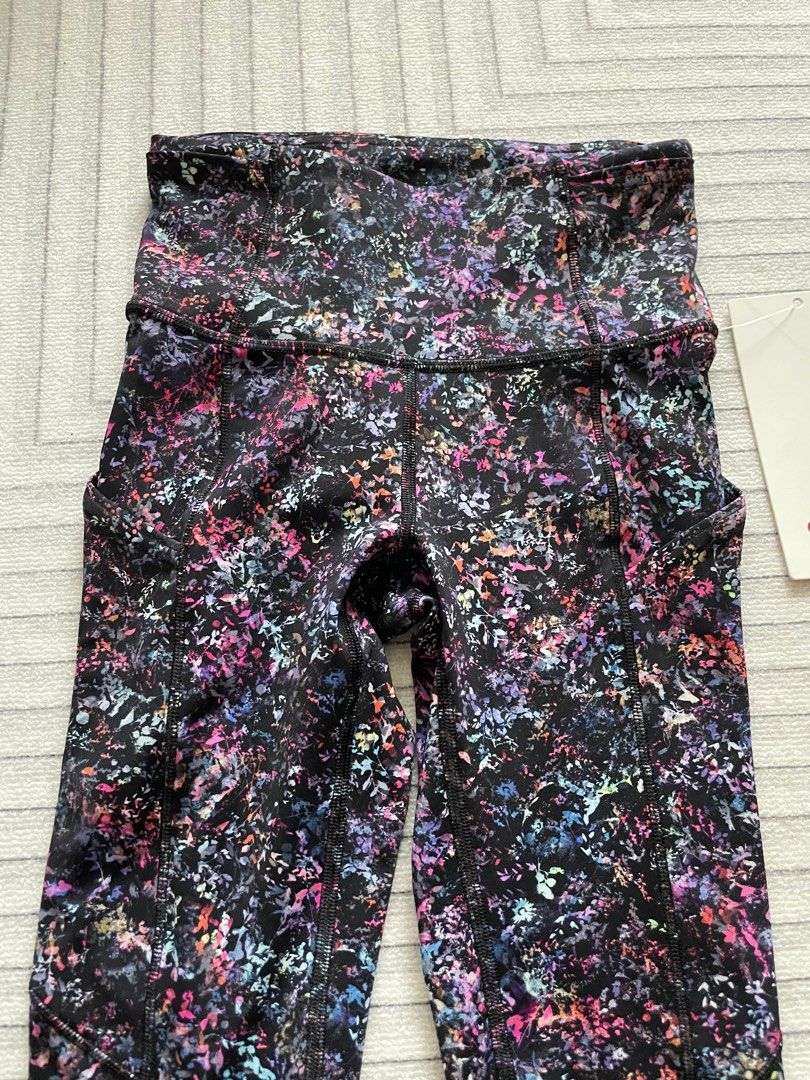 Lululemon Fast and Free High Rise Tight 25 in Floral Flux Multi