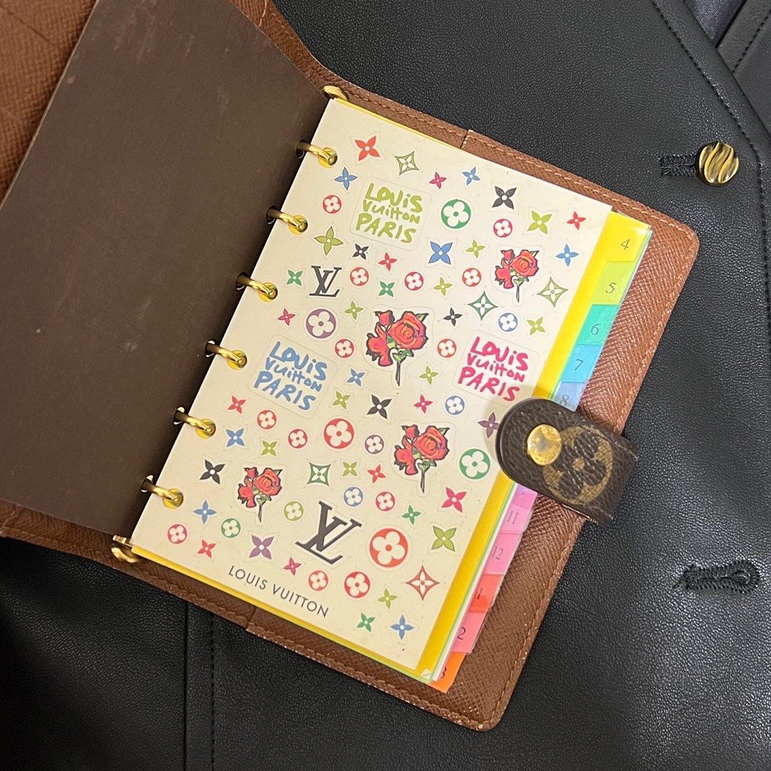 LV 中古手帳中古老花Louis Vuitton Vintage Agenda, 名牌, 飾物及配件