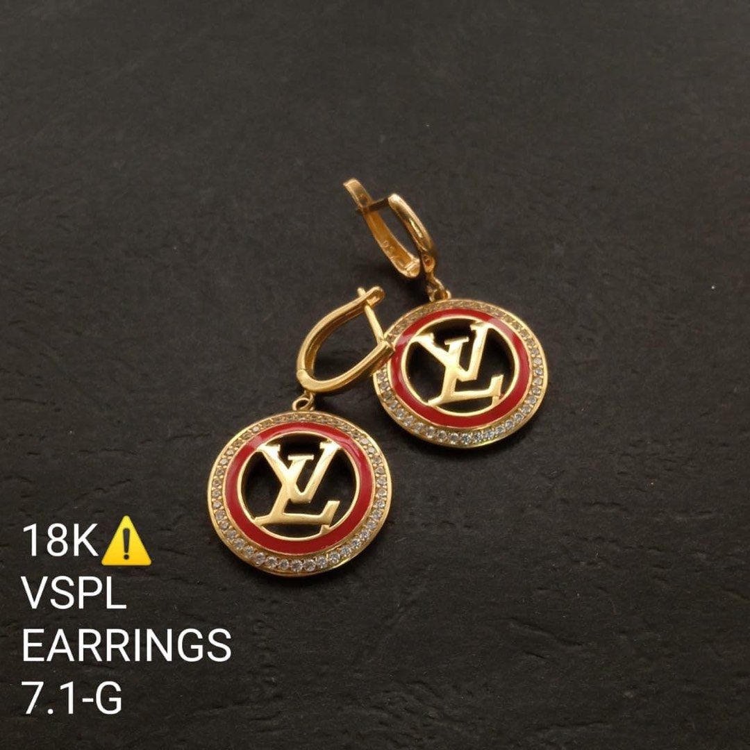 Fall in love with LV earring, Women's Fashion, Jewelry & Organisers,  Earrings on Carousell
