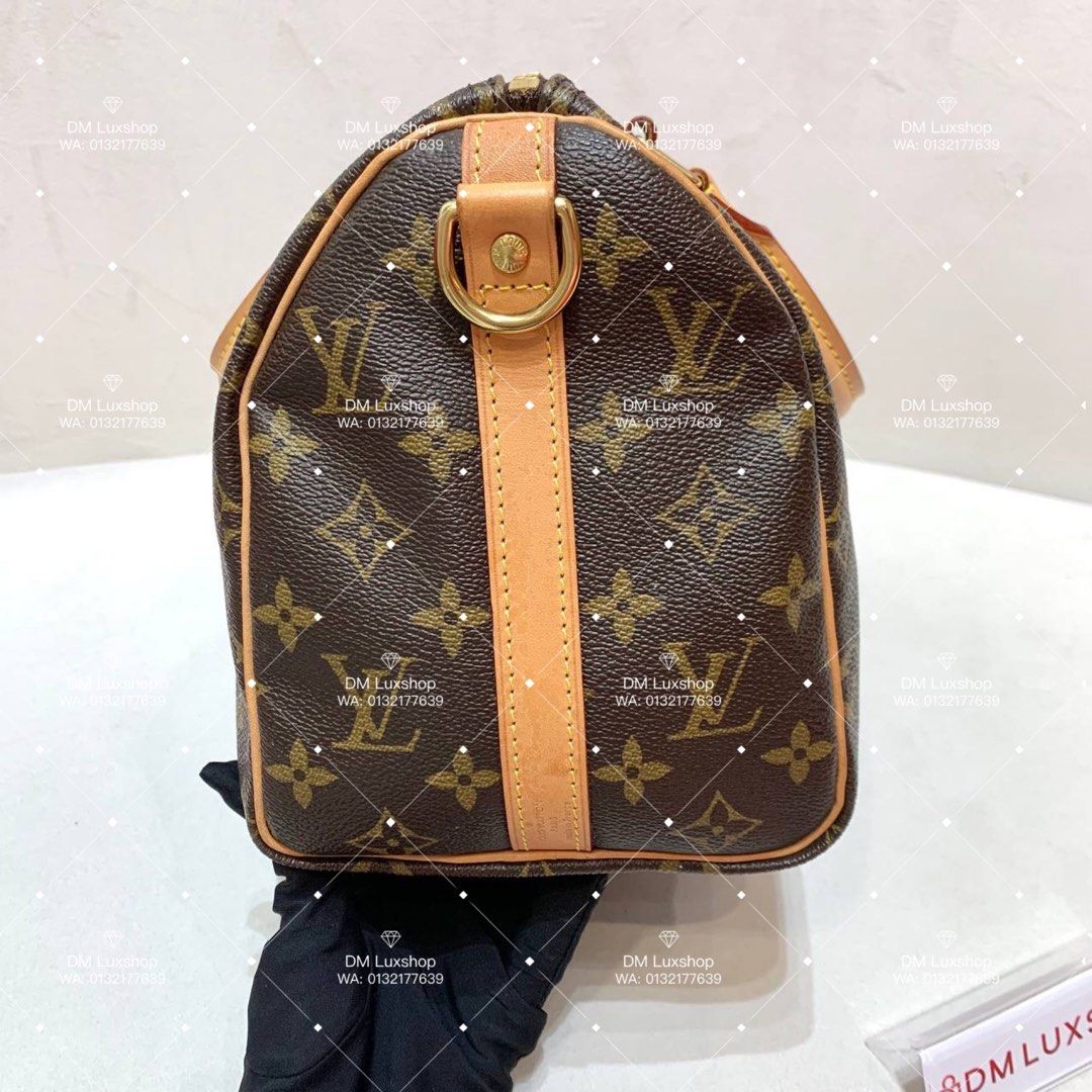 LOUIS VUITTON Monogram My LV Heritage Speedy Bandouliere 25 Black