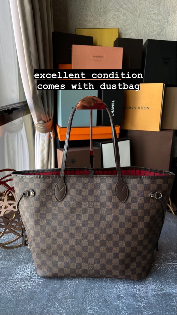 Louis Vuitton Damier Ebene Neverfull MM Unboxing/Review 