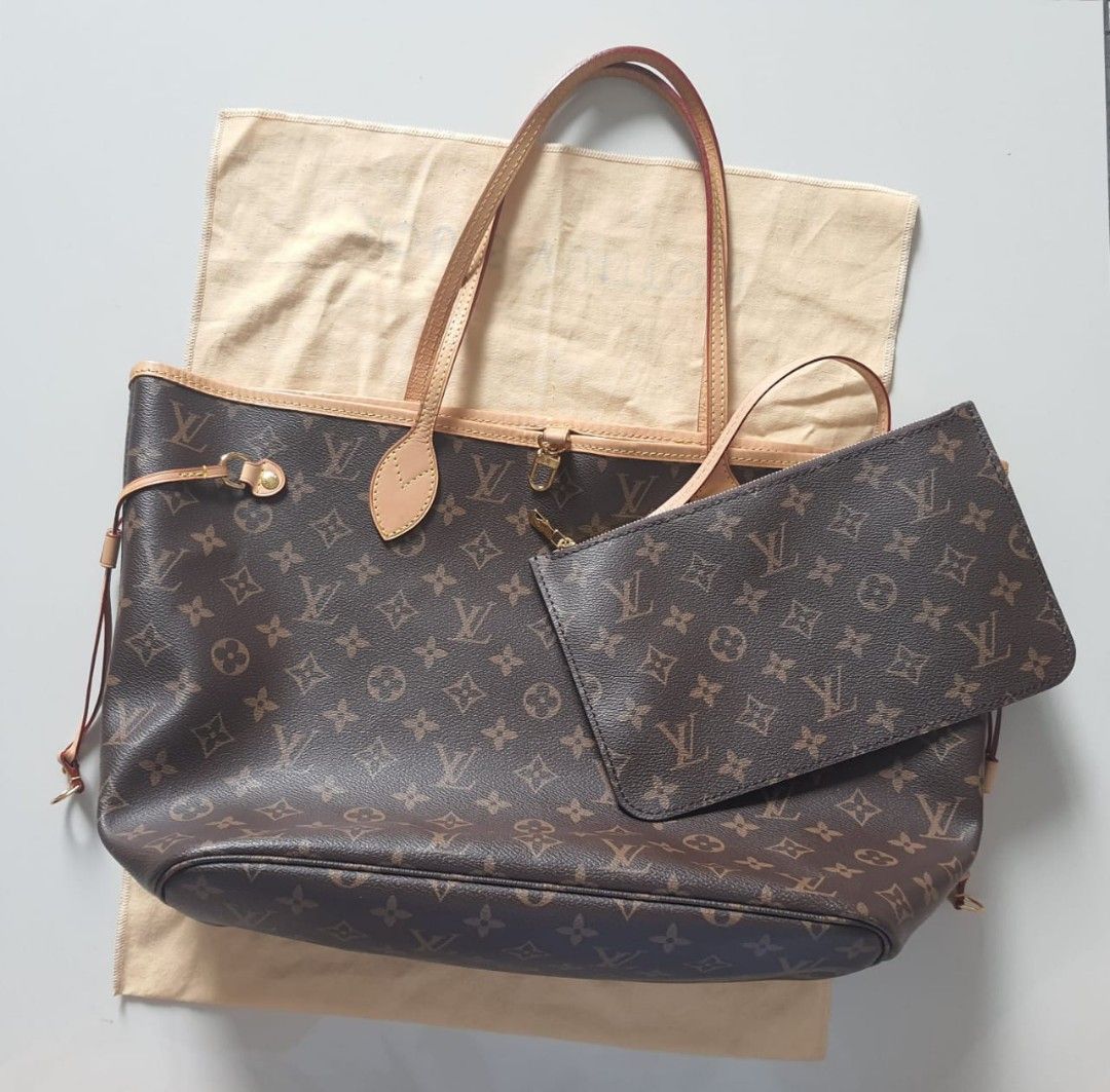 LV neverfull MM, Luxury, Bags & Wallets on Carousell
