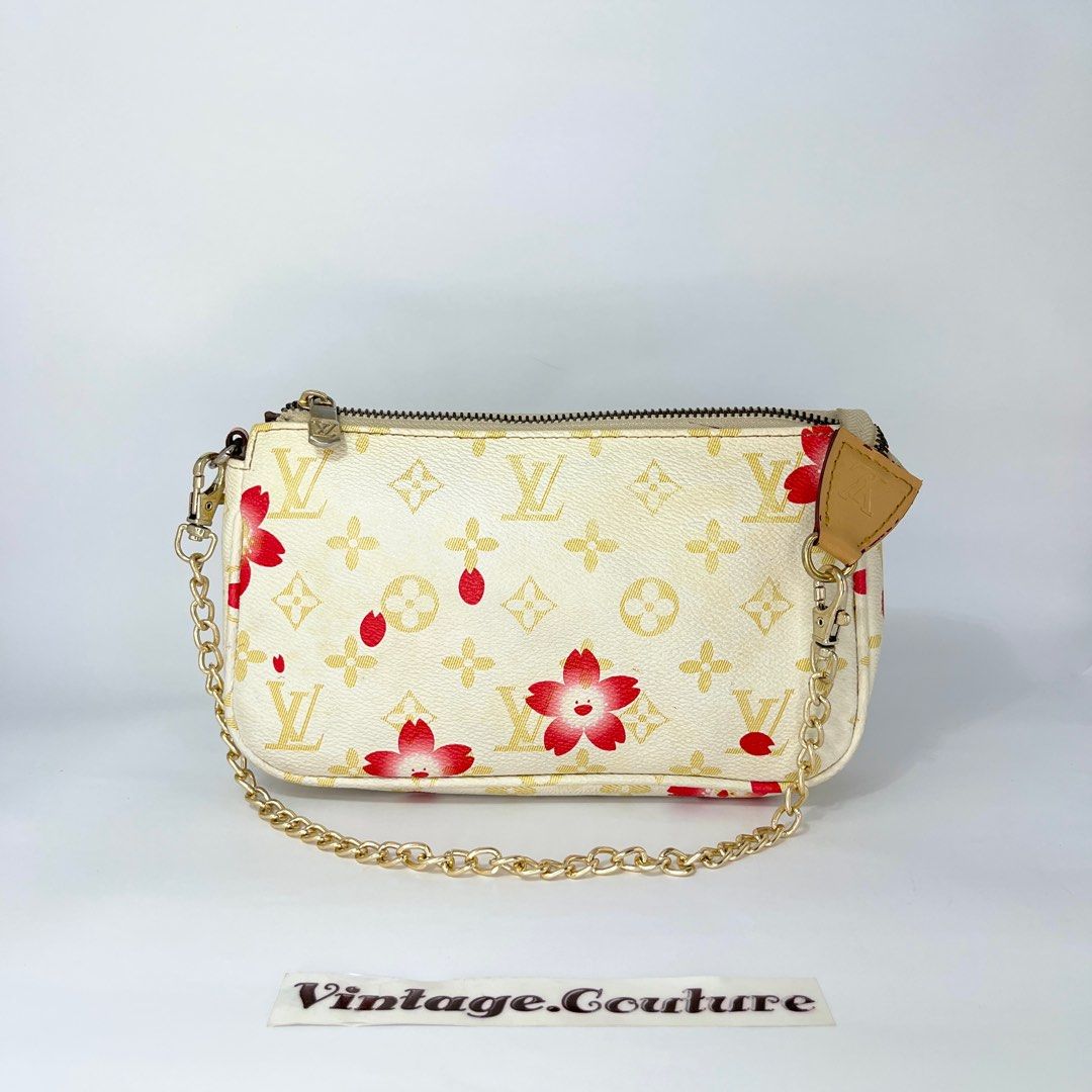 Vintage Louis Vuitton Takashi Murakami Multicolor Pochette Accessoires,  Luxury, Bags & Wallets on Carousell