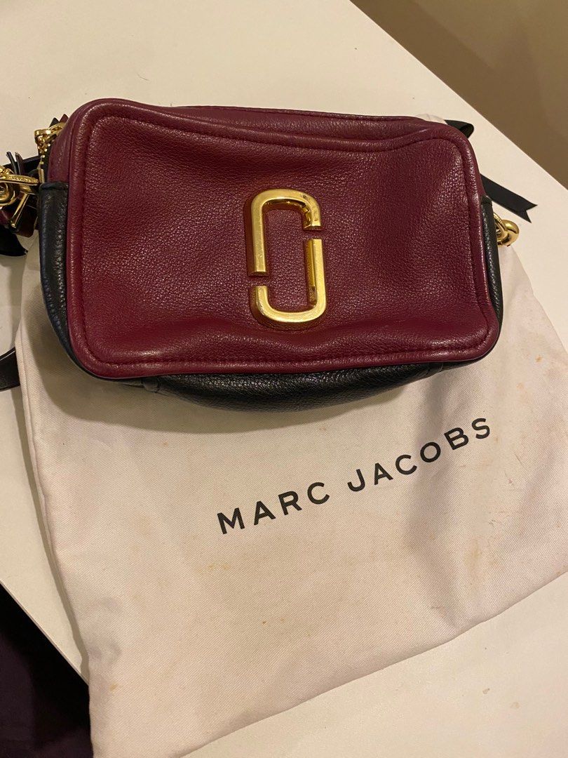 Marc Jacobs Softshot 21 BURGUNDY Luxury Bags Wallets on Carousell