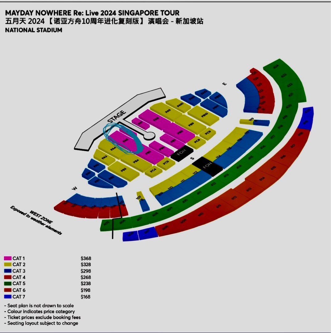 Mayday concert 2024 14 January 2024 (2pax), Tickets & Vouchers, Event