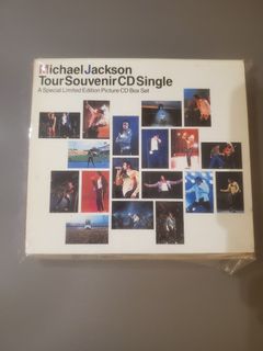 Michael Jackson Tour Souvenir CD Single 日版圖案 5CD Boxset64193538321409110