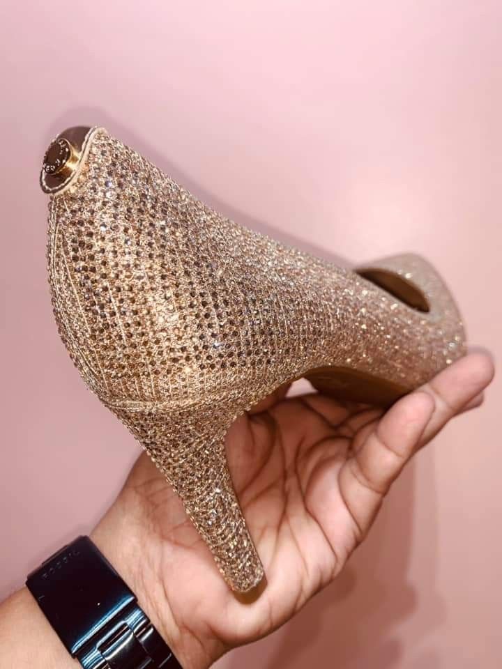 Michael kors dorothy discount flex pump glitter