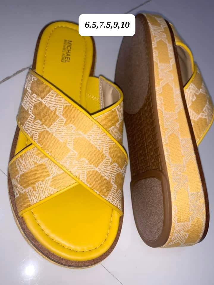 Michael kors slippers womens yellow store