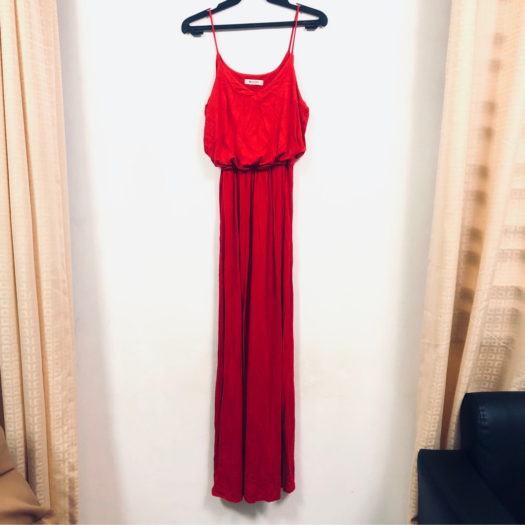 The Myles Maxi in Red