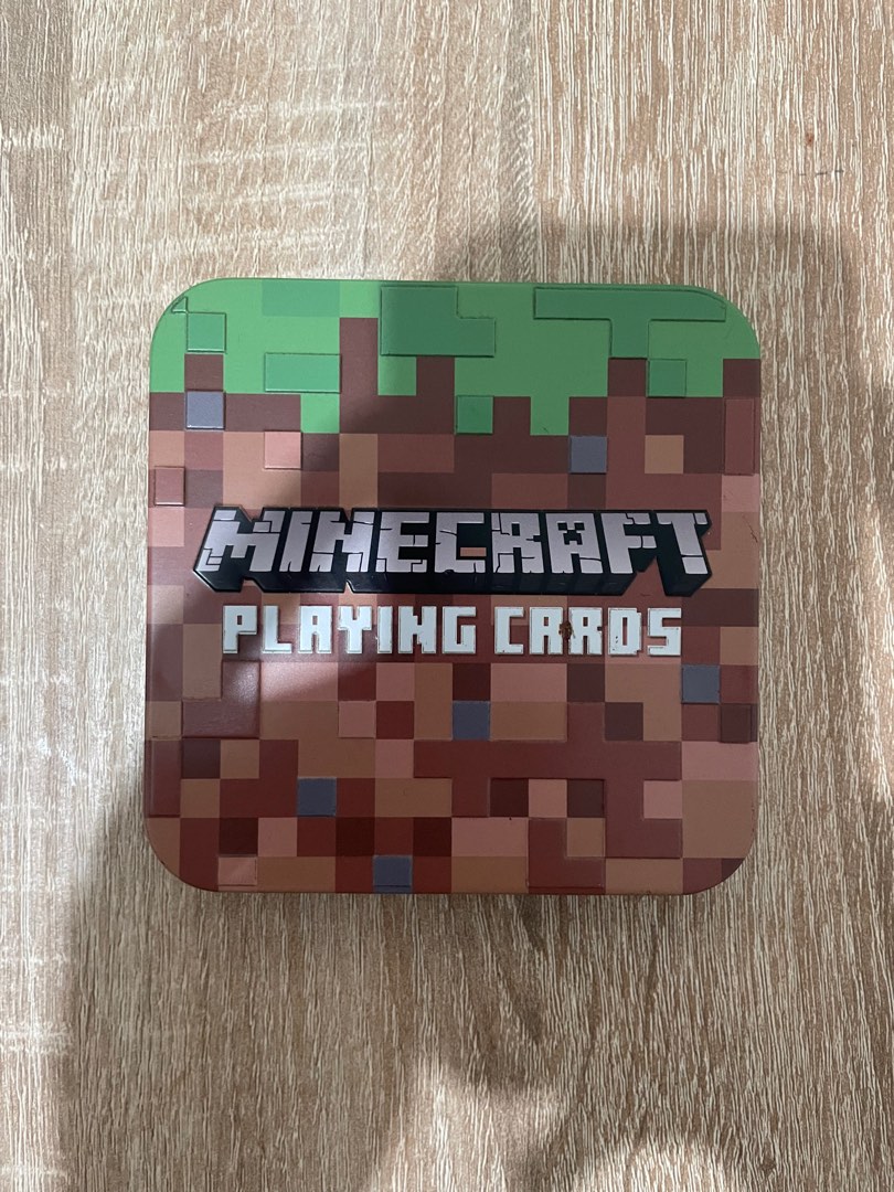 Minecraft Playing Cards Hobbies Toys Toys Games on Carousell