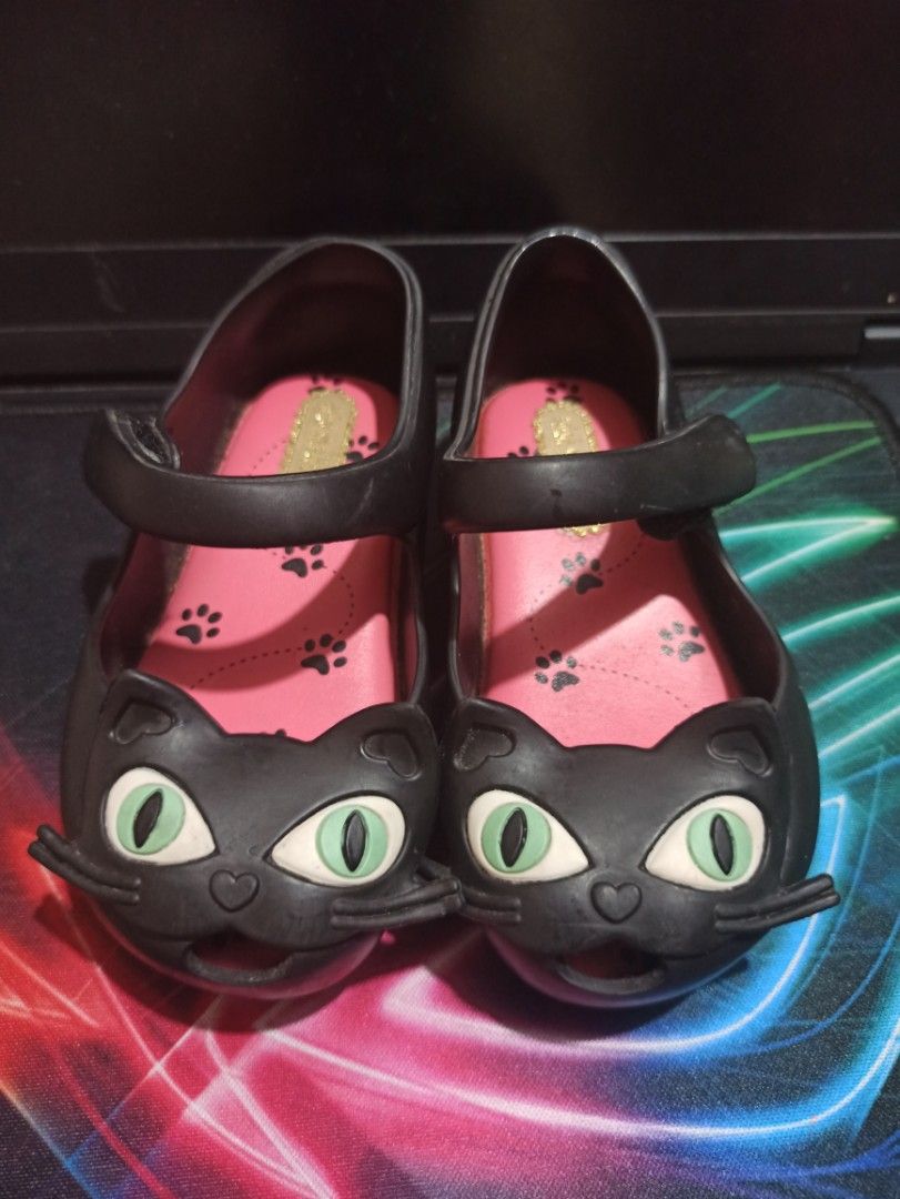 Mini melissa black cat discount