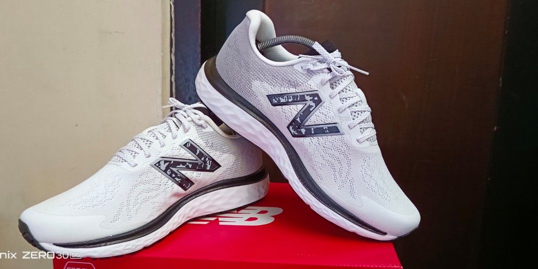 New balance 680 best sale white