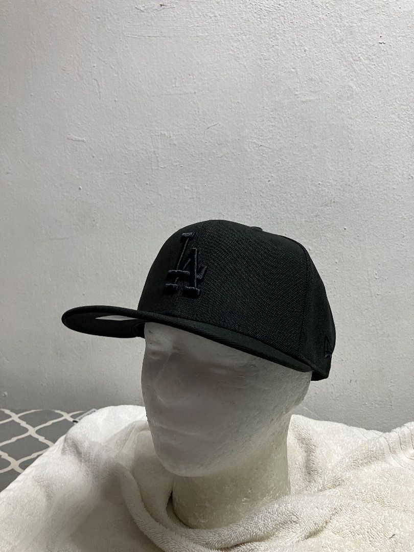 NE 9Fifty High Crown LA Dodgers Full Black Baseball Cap Snapback Adjustable Sports Equipment Other Sports Equipment and Supplies on Carousell