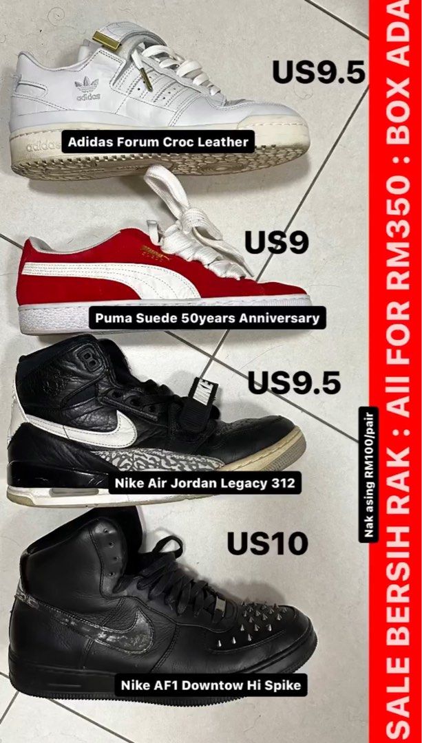 Nike Adidas Puma Shoes, Men's Fashion, Footwear, Sneakers on Carousell