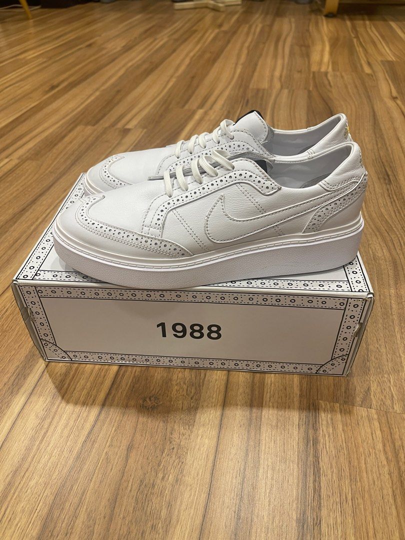 Nike shoes Peaceminusone x Gdragon Kwondo 1 triple white loafers formal shoes