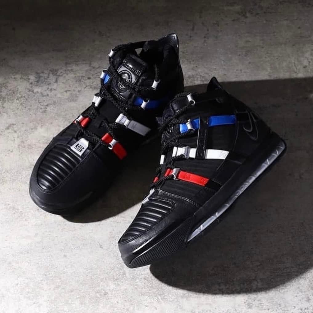 Nike Zoom Lebron 3 Retro Black
