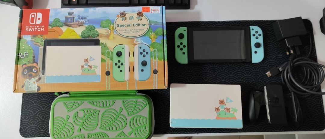 Nintendo switch v2 store animal crossing edition