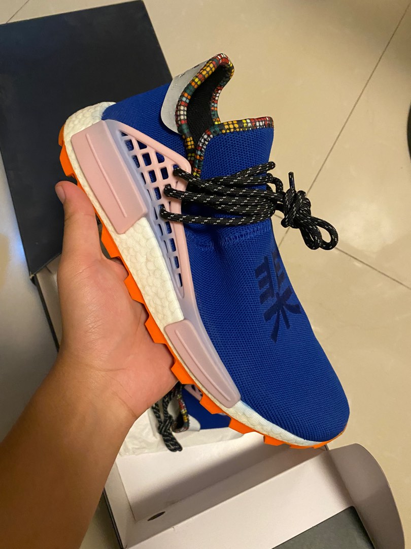 nmd white blue and red
