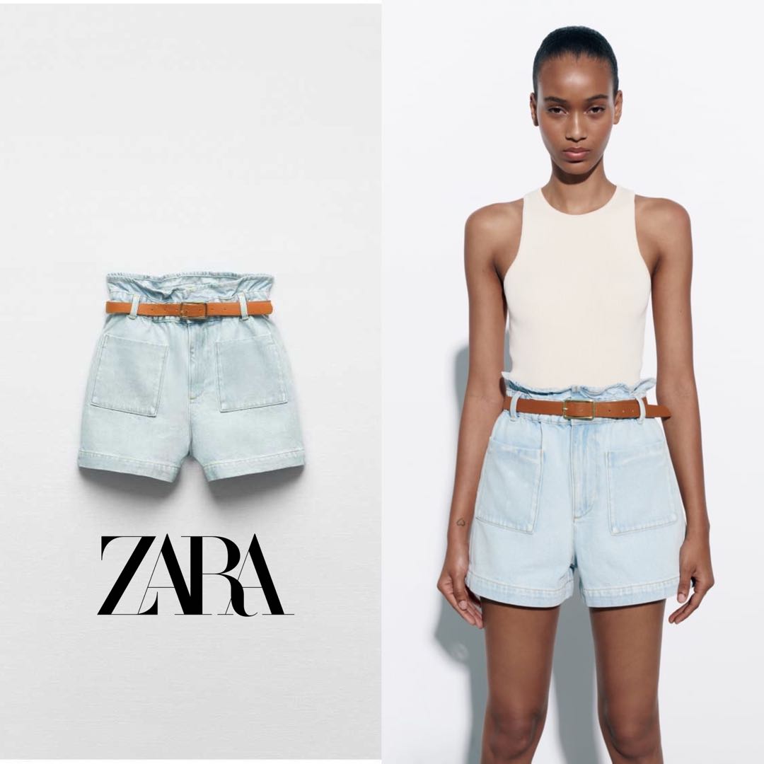 Zara short paper bag best sale