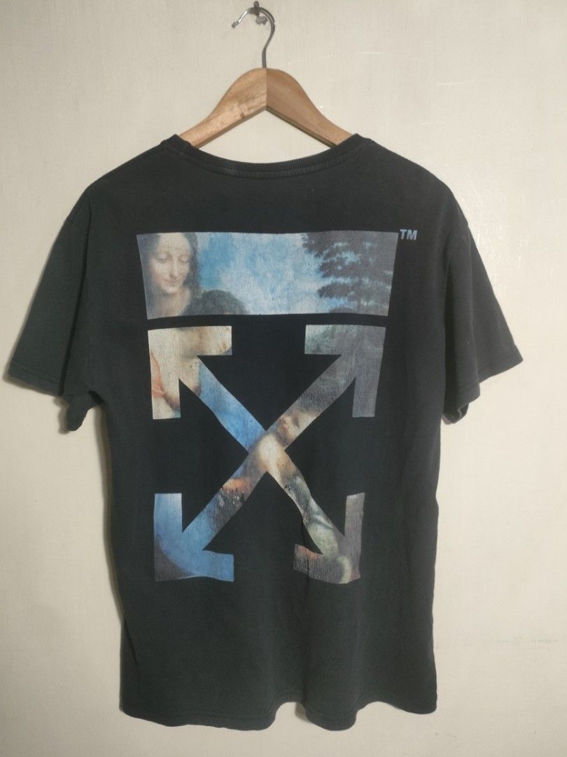 OFF WHITE x LOUVRE x LEONARDO DA VINCI Men s Fashion Tops Sets