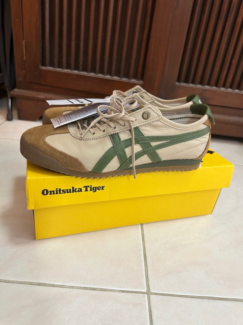 Onitsuka Tiger Mexico 66 SD Beige Green Women s Fashion Footwear