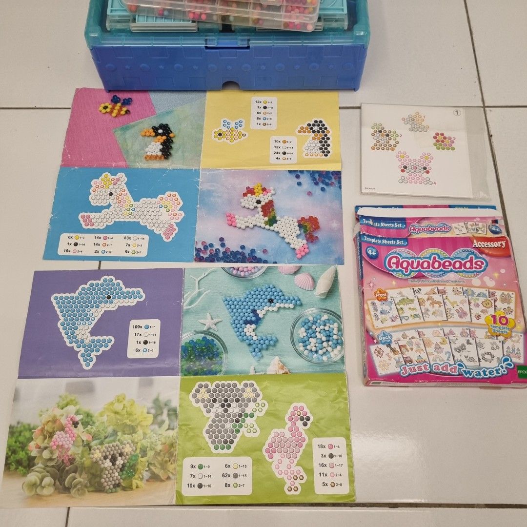 Original Aqua Beads set, Hobbies & Toys, Toys & Games on Carousell