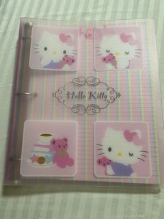 Original Sanrio Hello Kitty binder with stationery.