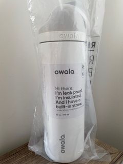 OWALA 40oz Freesip Tumbler With Straw Custom Laser Engraved Double Insulated  / Stainless Steel Sports Drinkware Personalized 