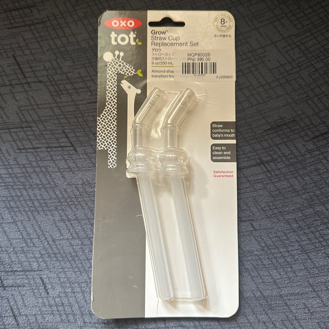 OXO Tot Grow Straw Cup Replacement Set, Babies & Kids, Nursing