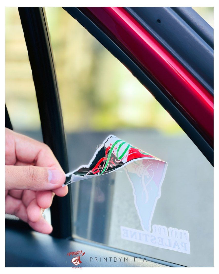 Palestine Gaza Car Decal, Hobbies & Toys, Stationery & Craft, Art