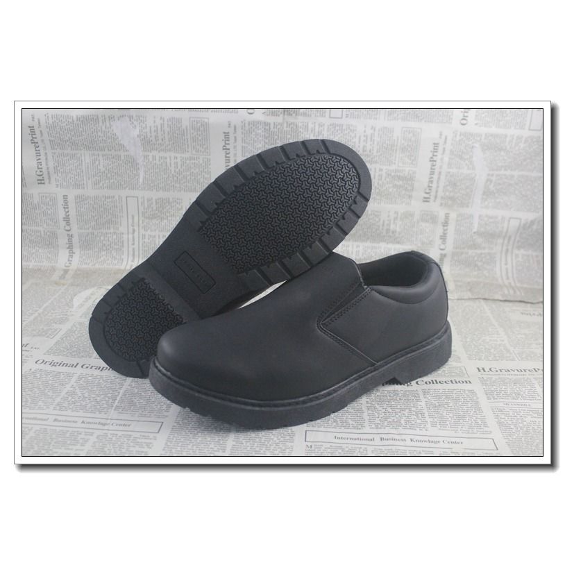 White leather slip resistant cheap shoes