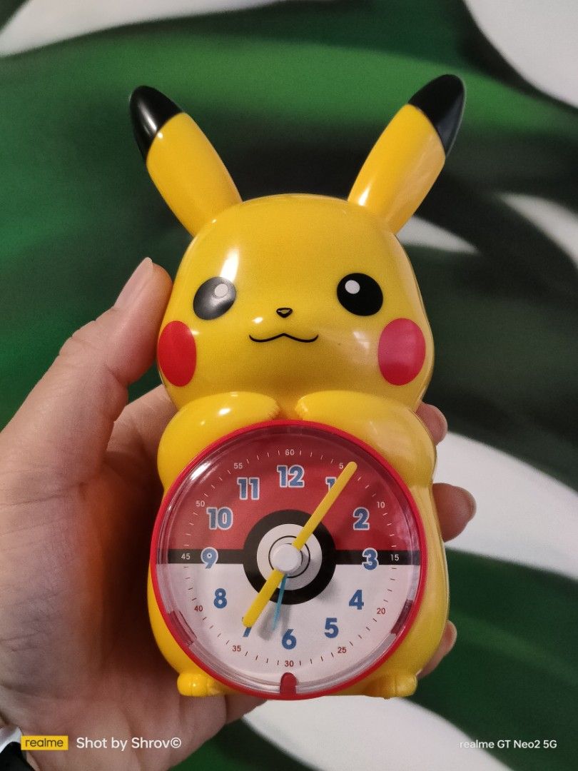 Pikachu Alarm Clock pokemon elementary school student Japanese Magazine