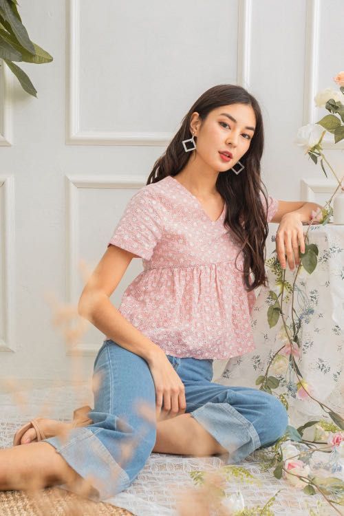 Cotton hotsell babydoll tops
