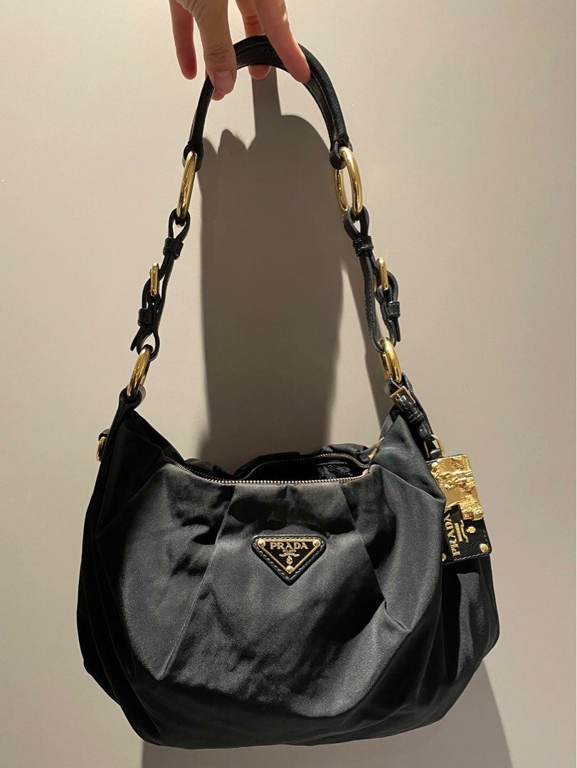 PRADA Nylon Shoulder Bag in Black - More Than You Can Imagine