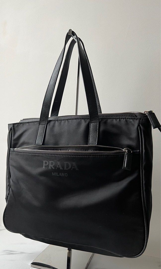 Prada Tracolla Nero Tote Sling Bag Luxury Bags Wallets on