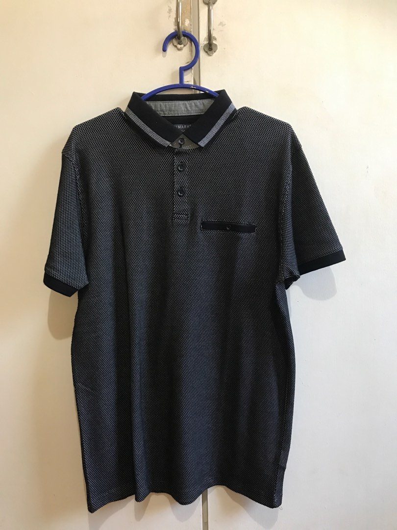 Primark Polo Shirt Black Small, Men's Fashion, Tops & Sets, Tshirts