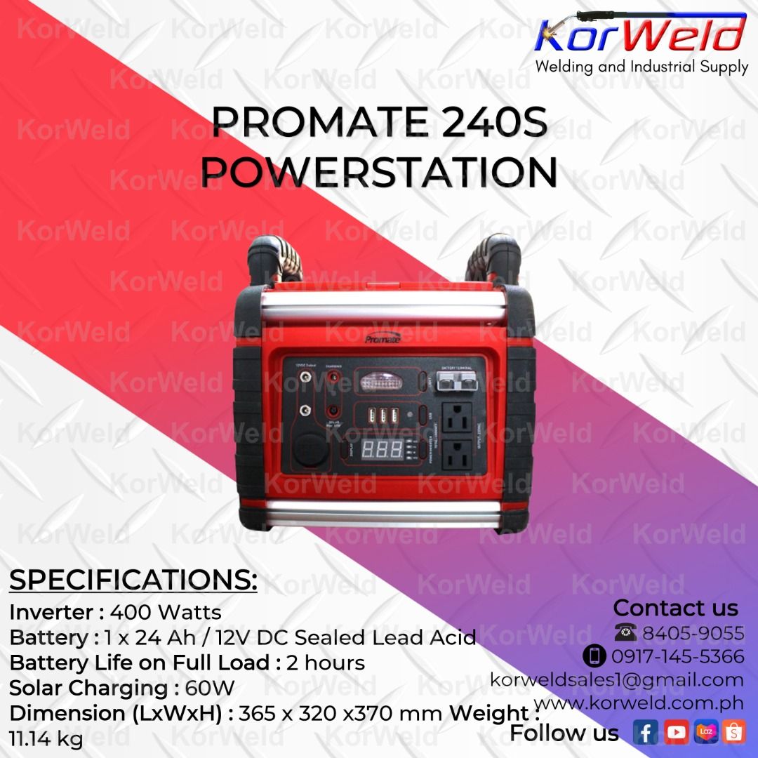 PROMATE 240S POWERSTATION, TV & Home Appliances, Electrical, Adaptors ...