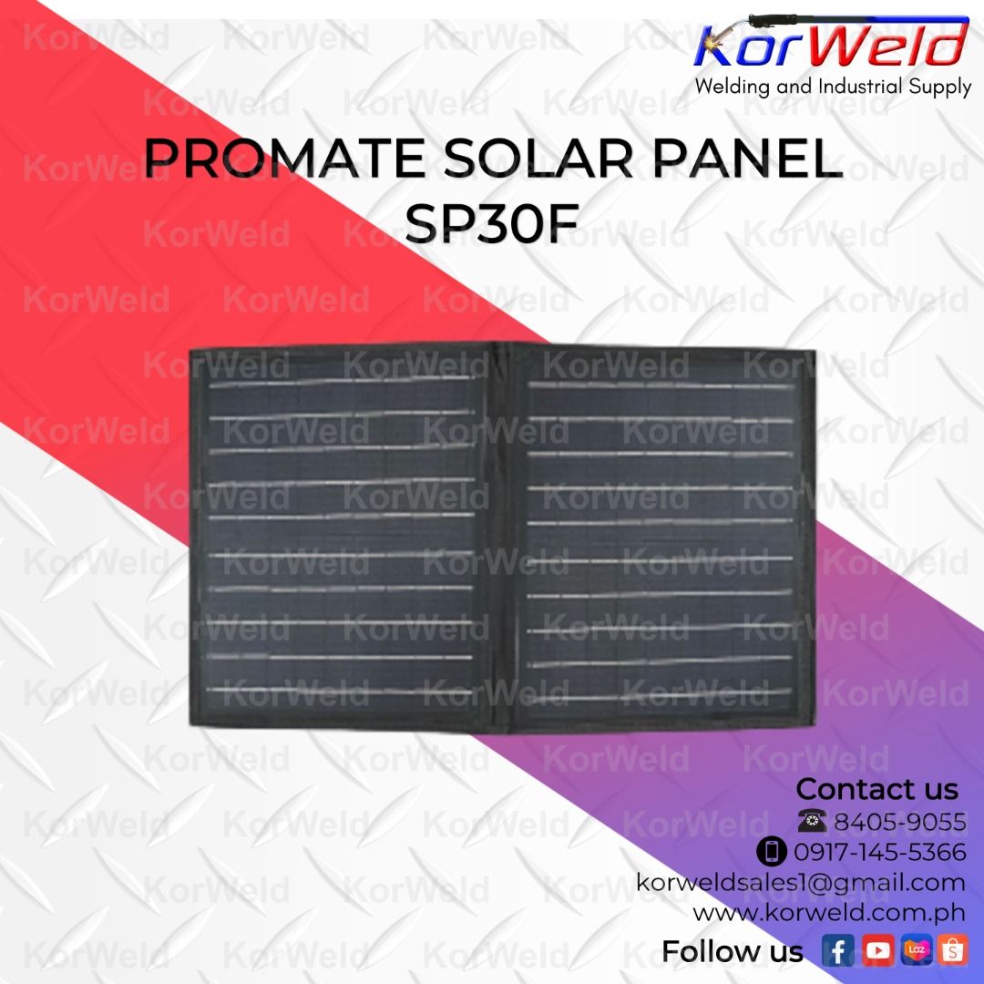PROMATE SOLAR PANEL SP30F, Commercial & Industrial, Construction Tools ...