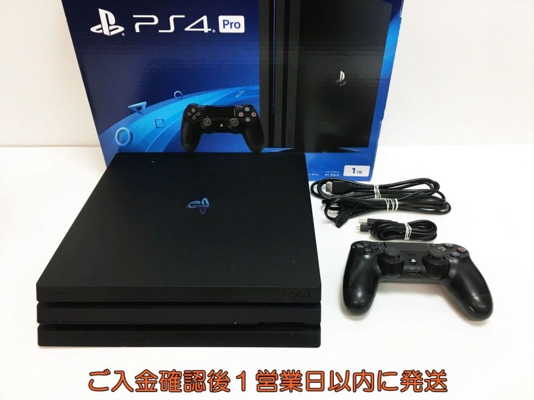 PS4 Pro 主機控制器套裝CUH-7200B 黑色1TB 遊戲機初始化G06-157ym/G4