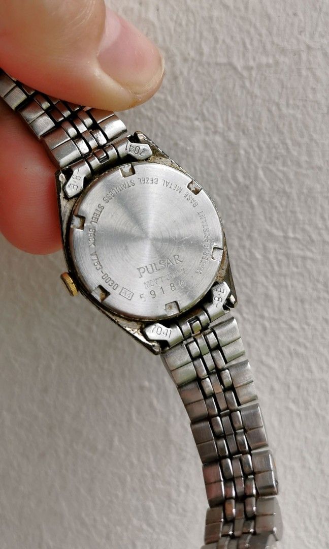 Pulsar Ladies Two Tone Day Date Quartz Watch