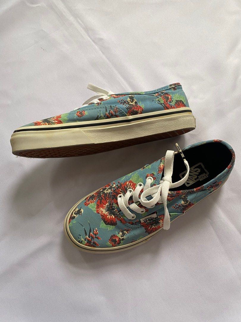 RARE Authentic Star Wars Collection Vans Shoes Yoda Aloha size