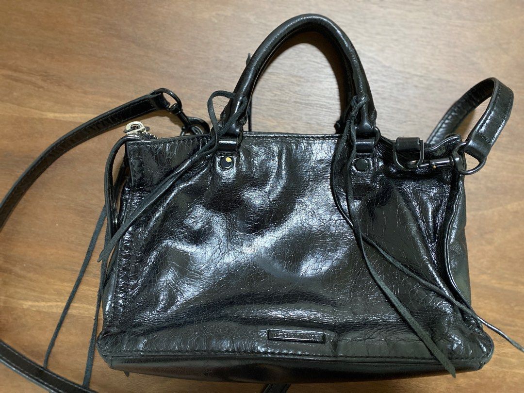 Rebecca minkoff gray store crossbody